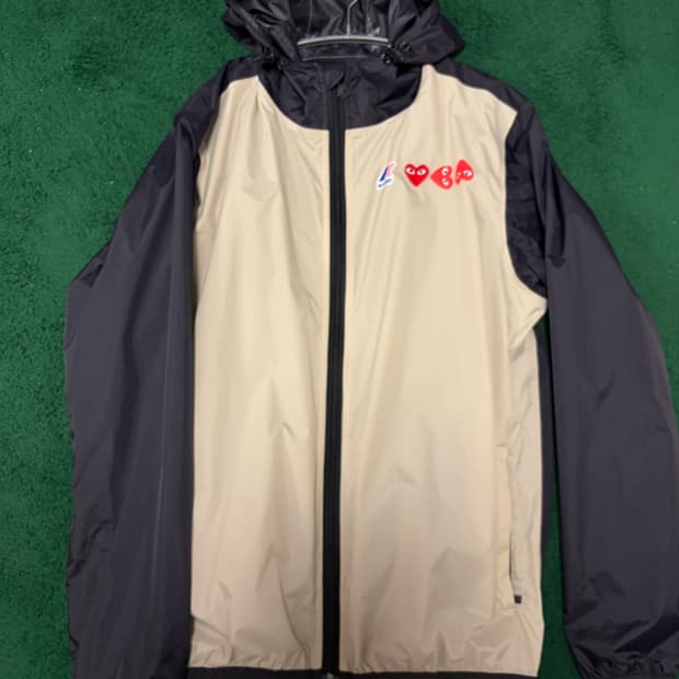 L) 꼼데가르송 x 까웨 바람막이