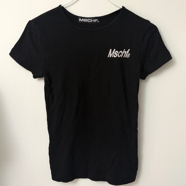미스치프 22ss sports fitted top black S