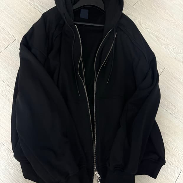 [L] 준지 더블 후드 집업 자켓