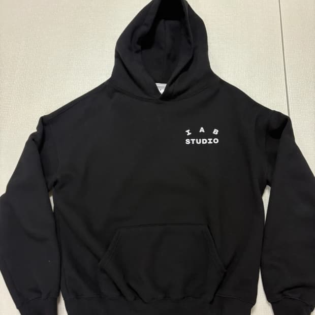 급처 정품 아이앱 스튜디오 후드티 블랙 M