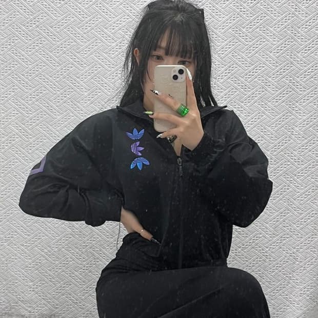 아디다스 파이어버드 제노 키치 빅 트레포일 져지 집업 L C08641