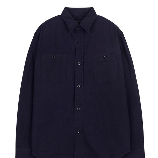 hausbacken 하우스바켄 셔츠 네이비 인디고 