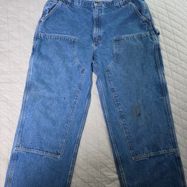 [40X32] 빈티지 칼하트 더블니 B73 DST 데님팬츠 굿 B19