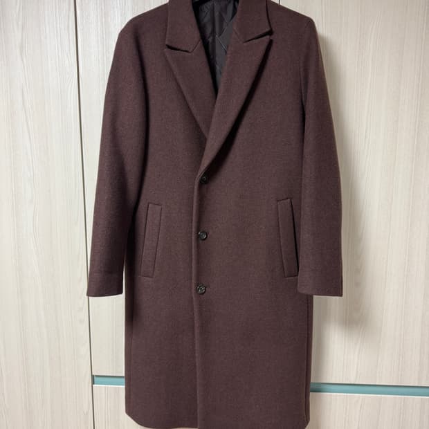 지오지아 남자 브라운 코트 사이즈 L (질 좋아용)