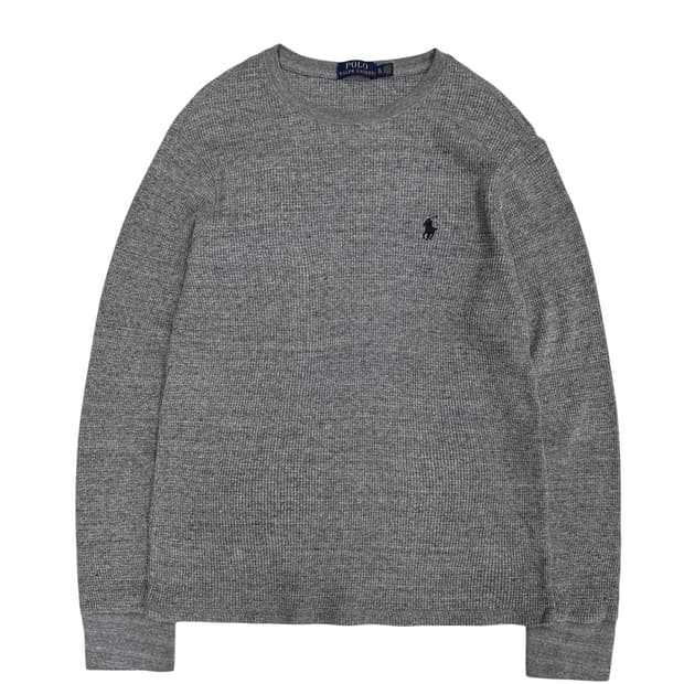 폴로 와플 롱슬리브 그레이 (XL)