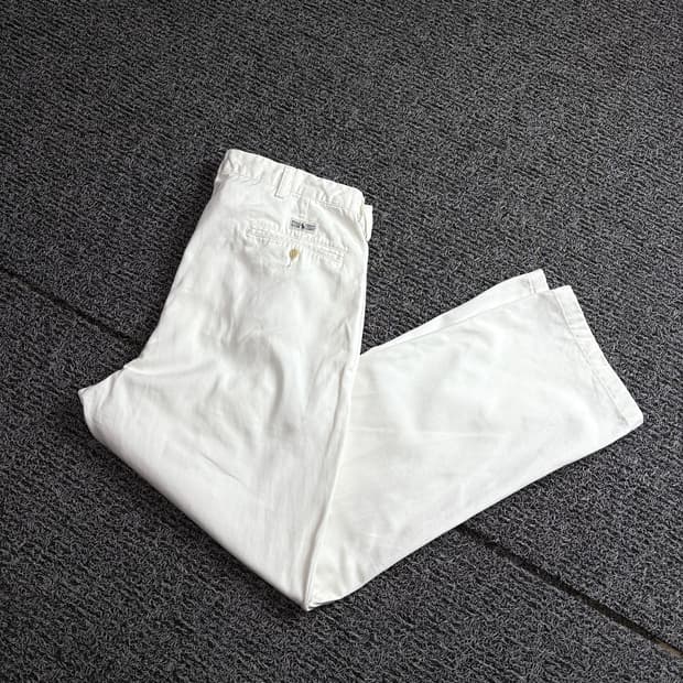 폴로 랄프로렌 오버핏 치노 팬츠 화이트 2579