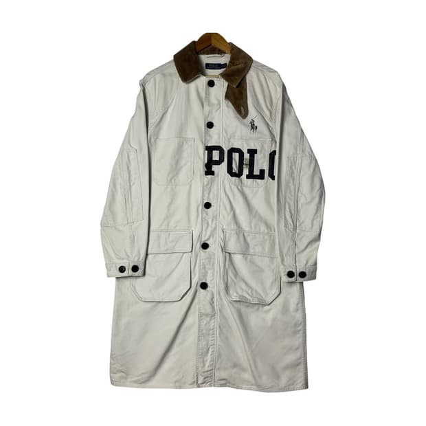 [POLO] 폴로랄프로렌 레터링 코듀로이 카라 코튼 맥코트