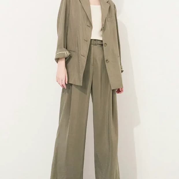 TIME 타임 실크 블렌드 자켓