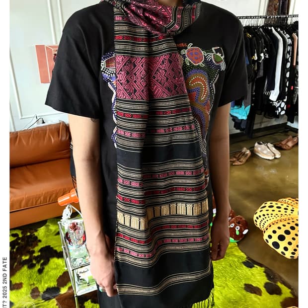 Indian Vintage Mixed Patten Long Scarf