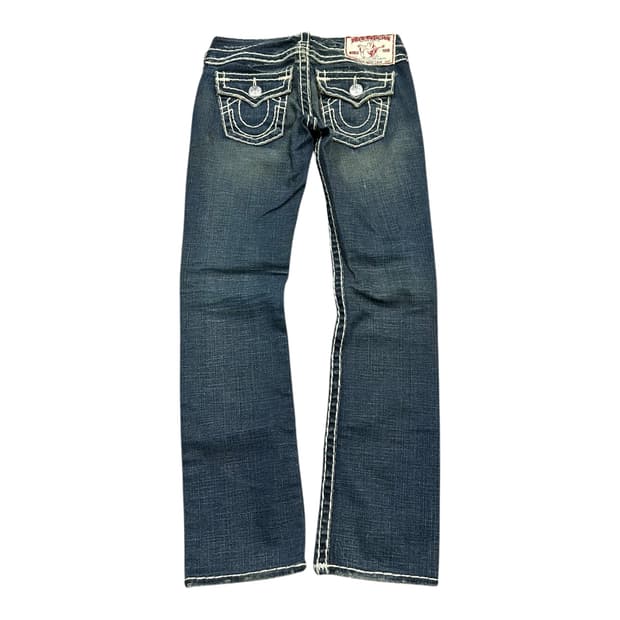 ✨ (바배) 트루릴리전 조이 슈퍼 티 스티치 데님 여성 팬츠 