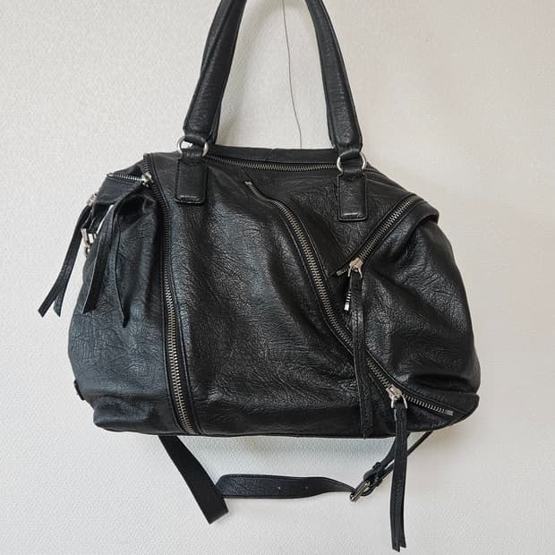 [A급 정품][빈티지] BREAL 빈티지 가죽 토트백 디자인 완전 예쁨