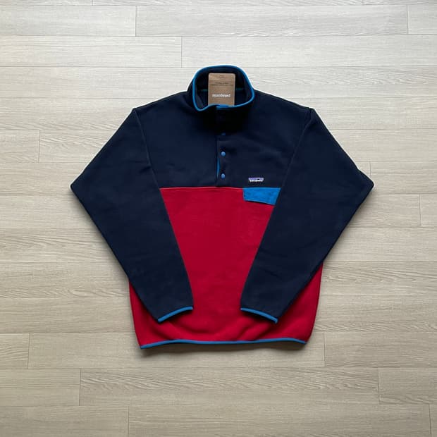 (데드스탁) 파타고니아 신칠라 레드 블루 플리스