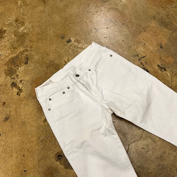 [정품] 폴로 랄프로렌 화이트 데님 바지 b18