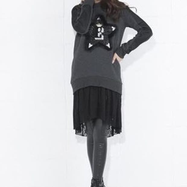 에고이스트 레빗 패치 롱원피스