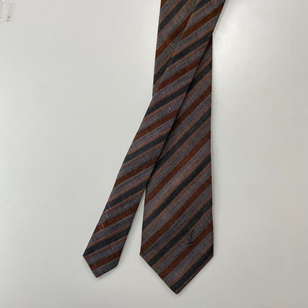 입생로랑(YSL) 심플로고 명품 정품 넥타이 8.6cm