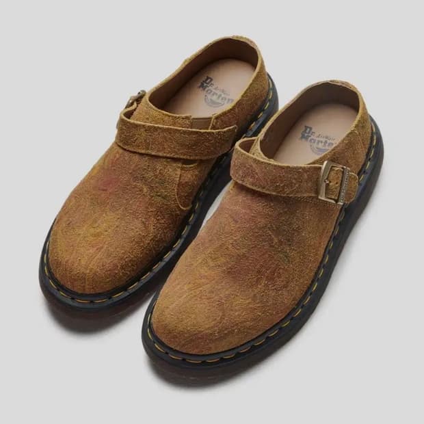 [280] 닥터마틴 아이샴 헤어리 브라운 뮬