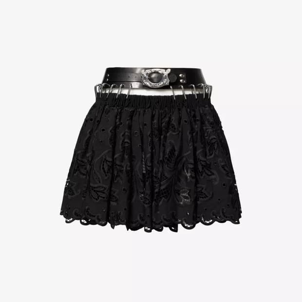 chopova Lowena 블랙 레이스 스커트 (S)