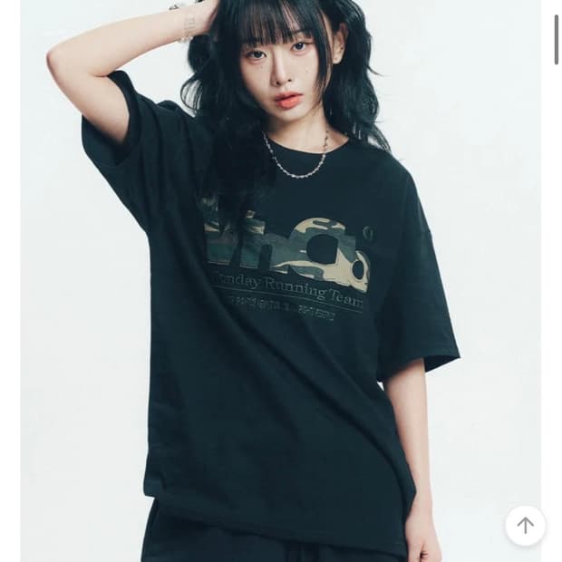 벤힛 MRT 카모 아플리케 반팔티