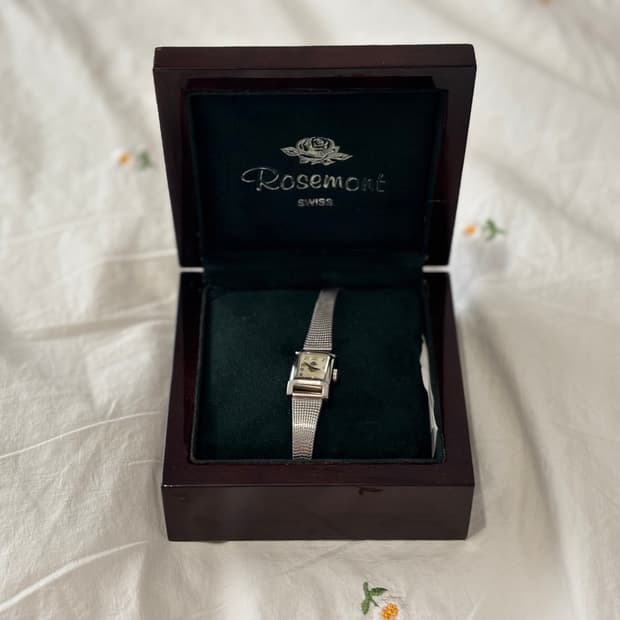 로즈몽 실버 시계 (메탈 밴드)