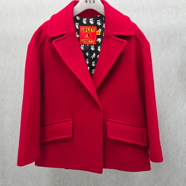 여성 34 럭키슈에뜨 숏코트 자켓