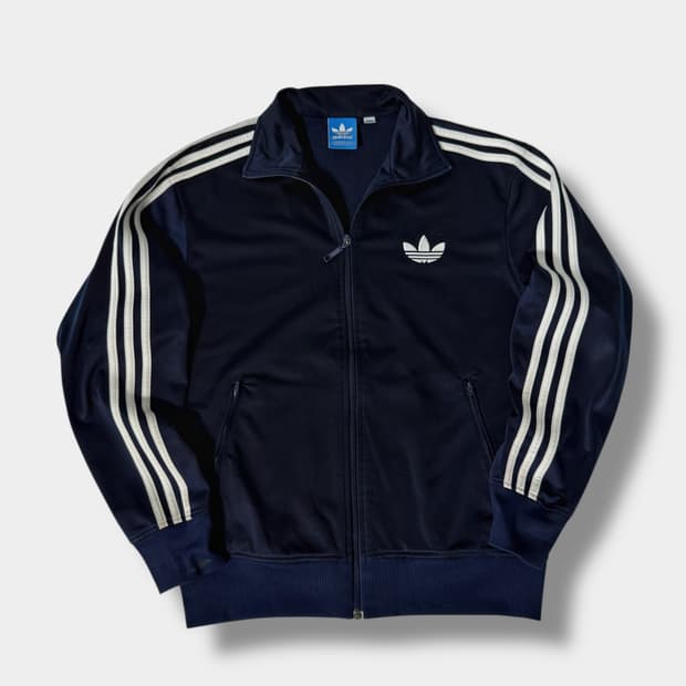 아디다스 오버핏 딥네이비 구 파이어버드 트랙 져지