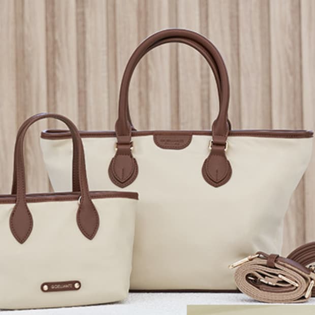 [지오리안떼] 엘린 나일론 백 4종(토트백+미니쇼퍼백)