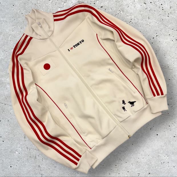 [S] 00s 아디다스 아이 러브 도쿄 져지 자켓 C111