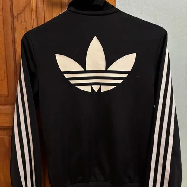 아디다스 져지 딱붙 블랙 제니 져니 빅로고 파이어로고