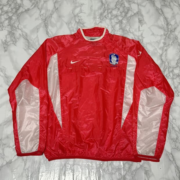 02-04 Nike 나이키 대한민국 국대 하이드로탑 축구 웜업 바람막이