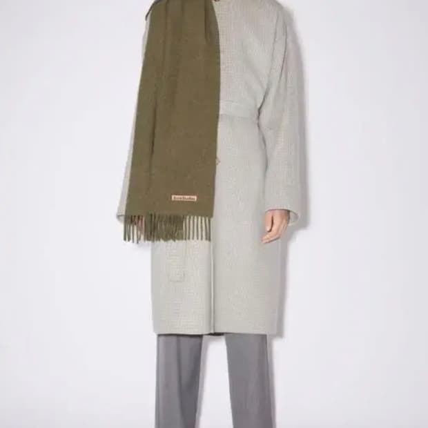 아크네 스튜디오 머플러 목도리 올리브