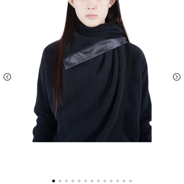 (새상품)지초이 AW25 FLEECE CAPE LONG SLEEVE