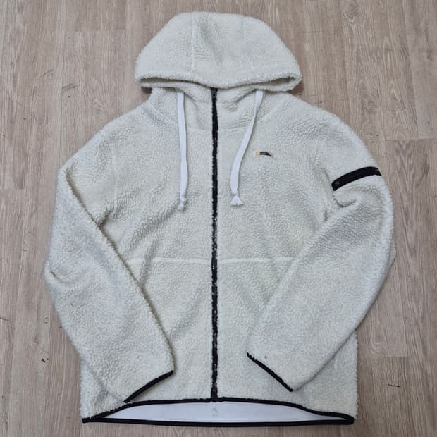 내셔널지오그래픽 사이드와펜 후드 후리스 자켓