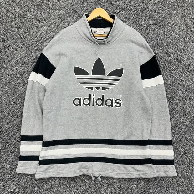 (L)80~90'S 아디다스 빅로고 긴팔-M1094
