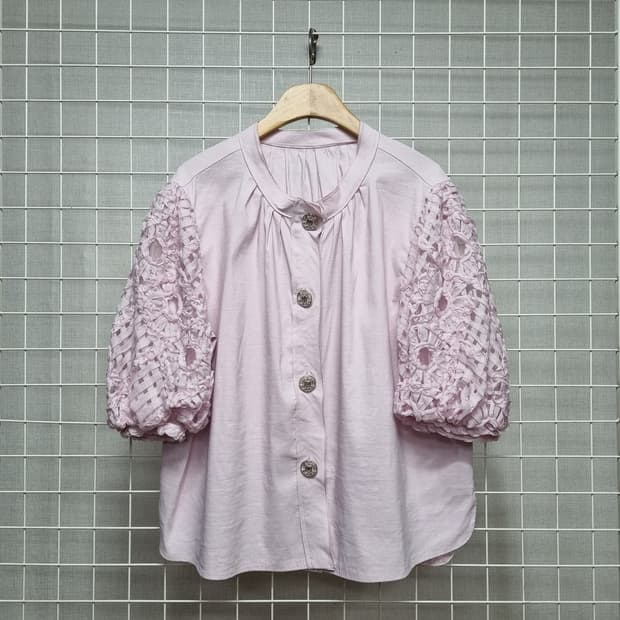 한섬 MINE 마인 블라우스 (연핑크)