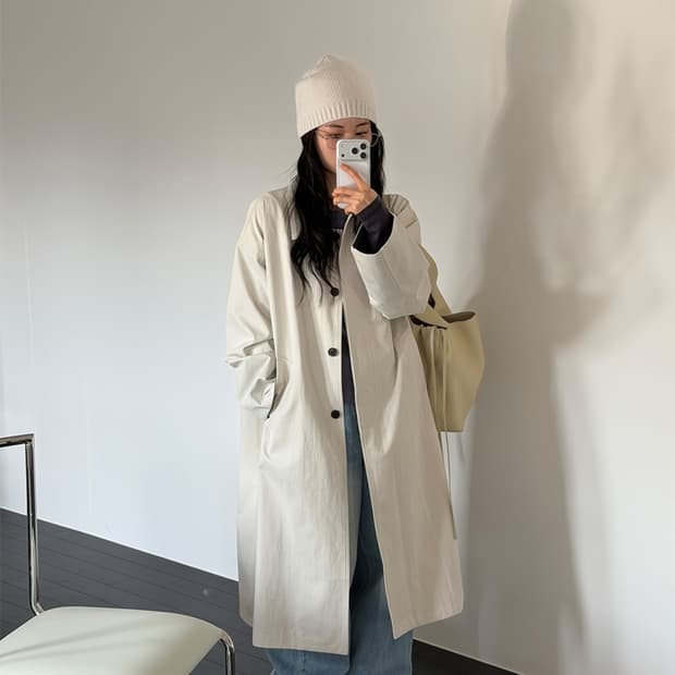 메이비베이비 디어리스트 트렌치 코트 자켓