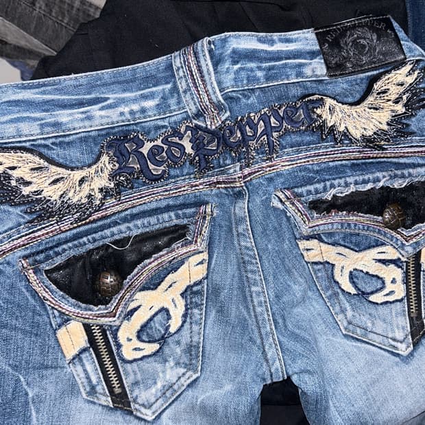 교환) red pepper 부츠컷 데님팬츠 