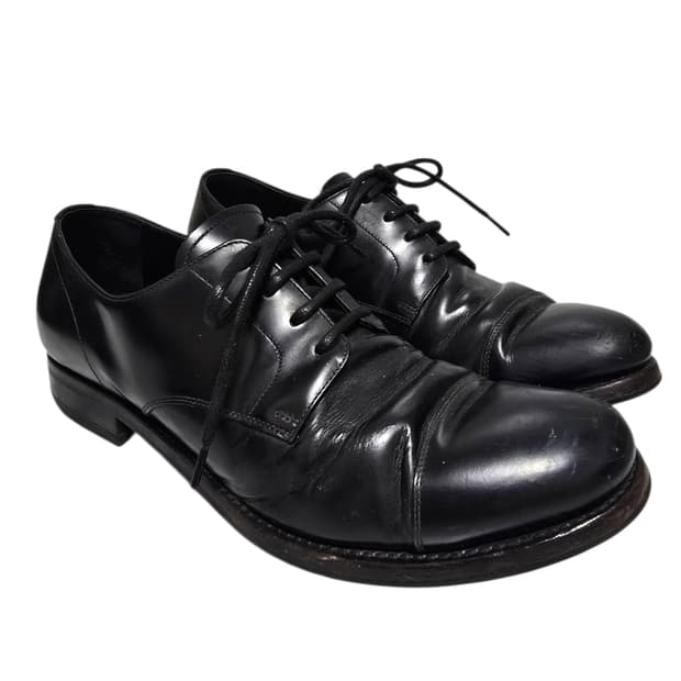 프라다 레더 플레인토 더비슈즈 8