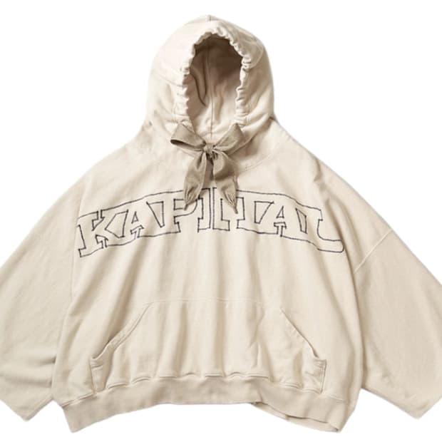 캐피탈 플리스 데빌 후드 파카 캐피탈 자수 키나리