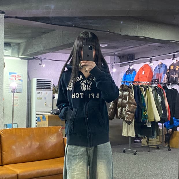 아베크롬비 네이비 불독 후드집업 B4157