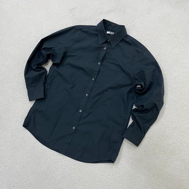 s 유니클로 코튼 셔츠 남방 0325M