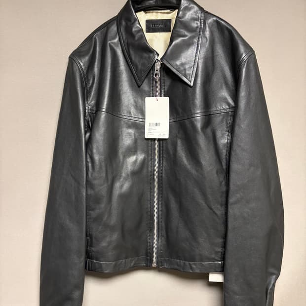 [L] 26SS 르메르 레더 바이커 블루종