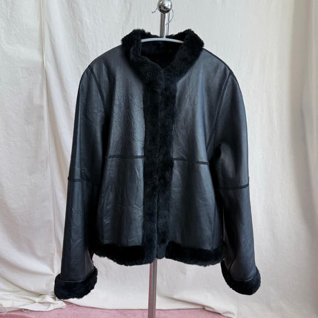 리버서블 무스탕 /시어링 자켓 (Reversible)