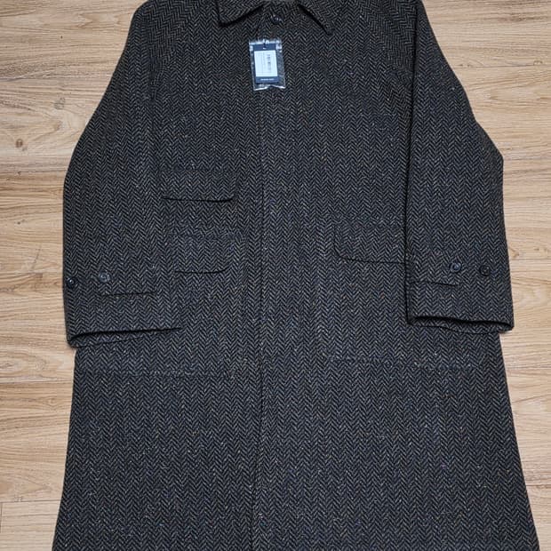 새제품42size오늘만230만)25fw드레익스 브라운 헤링본 코트