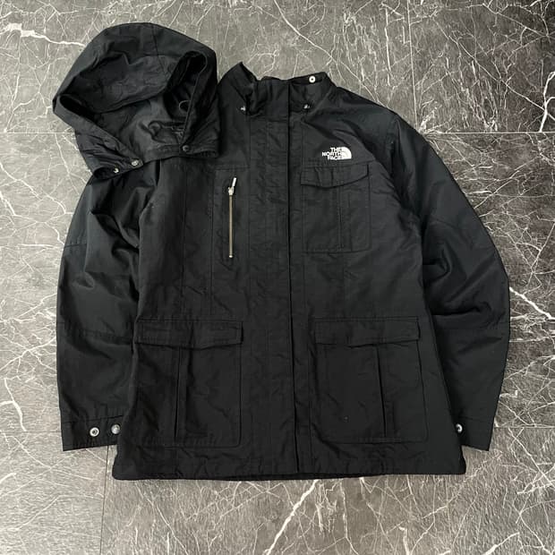 여성용 노스페이스 써드 테크포켓 후드 바람막이 자켓