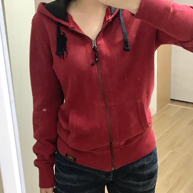 폴로 빅포니 후드집업
