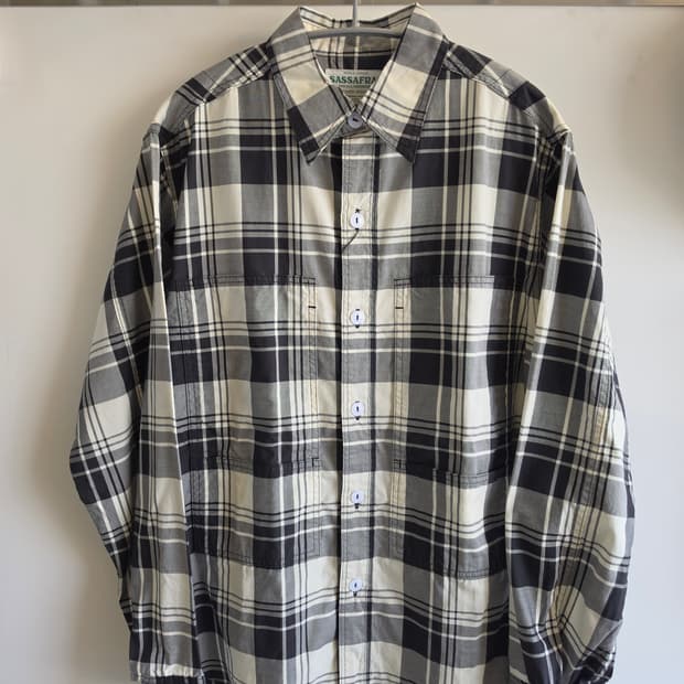 SASSAFRAS 사사프라스 체크 셔츠