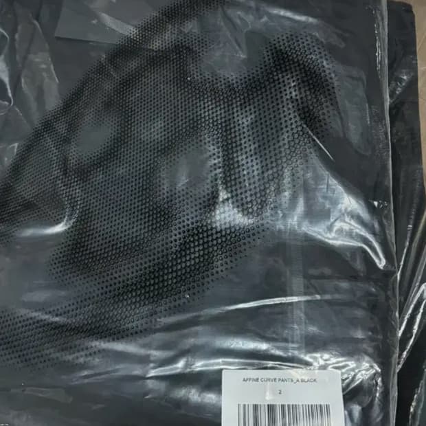 25fw 산산기어 어파인 커브팬츠 2size 새상품