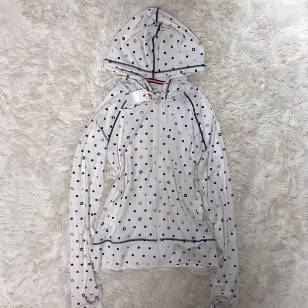 일본빈티지 컨버스 도트 패턴 핸드워머 후집 레쉬가드