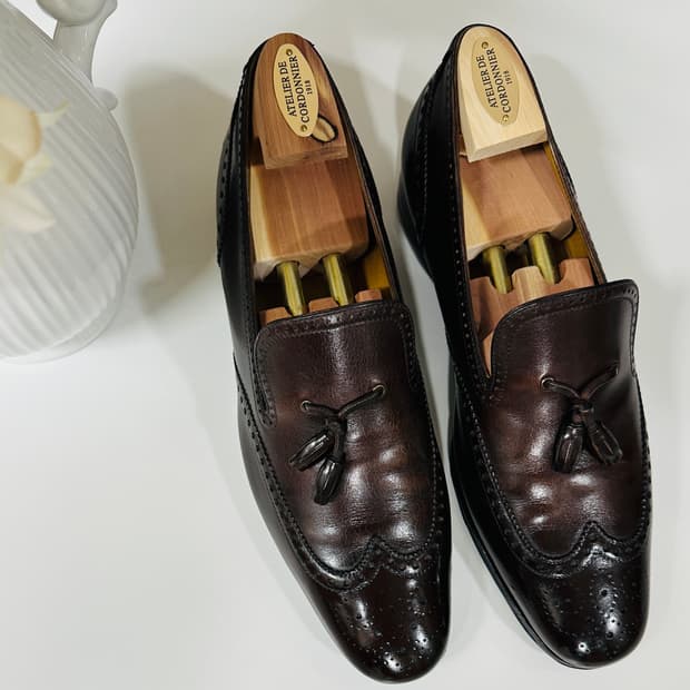 에르메스 테슬 로퍼 270 다크브라운 구두