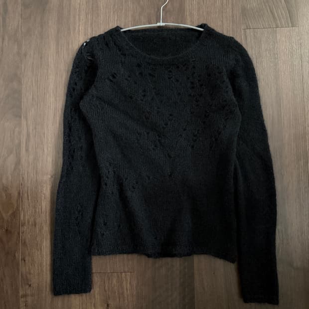 이자벨마랑 그물망 니트